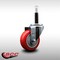 Service Caster 3.5'' SS Red Poly Wheel Swivel 3/4'' Expanding Stem Caster SCC-SSEX20S3514-PPUB-RED-34 - alternate 3